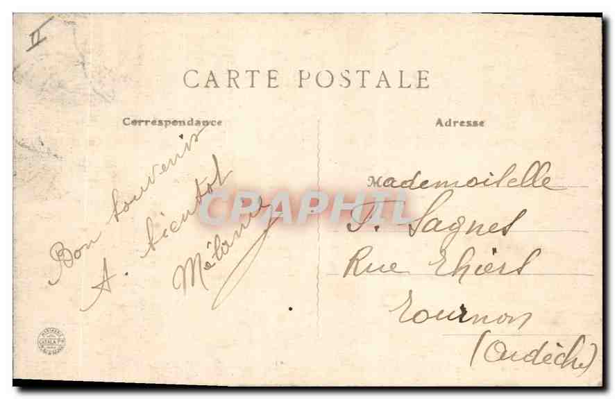 CPA Saint Etienne Loire Place Marengo Les Bassins  — Rückseite