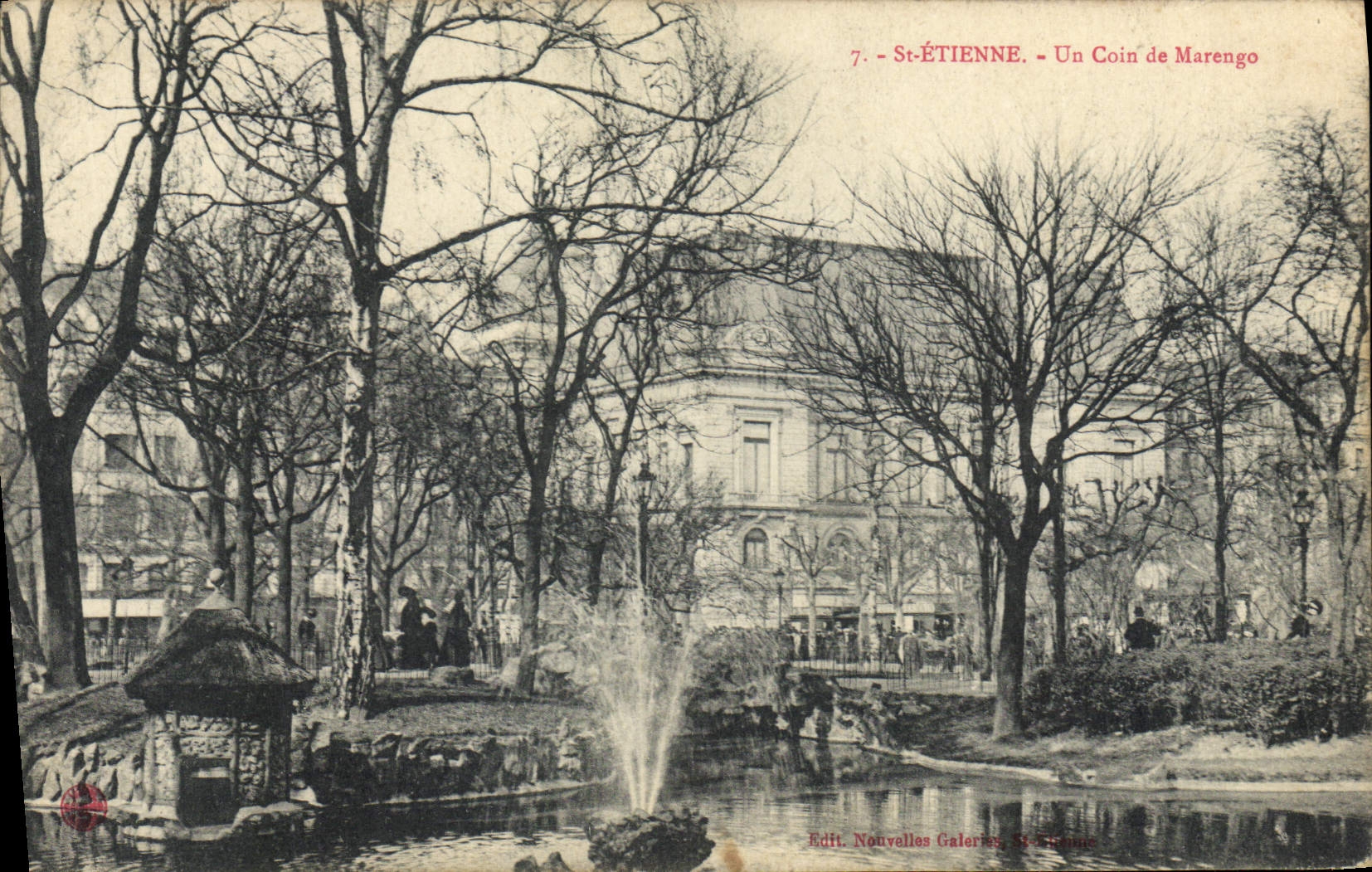 CPA Saint Etienne Un Coin de Marengo 