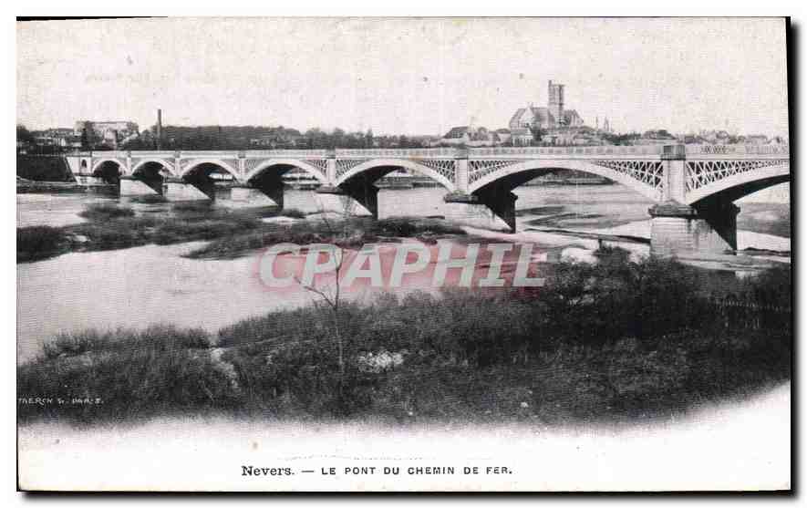 CPA Nevers Le Pont du Chemin de Fer 