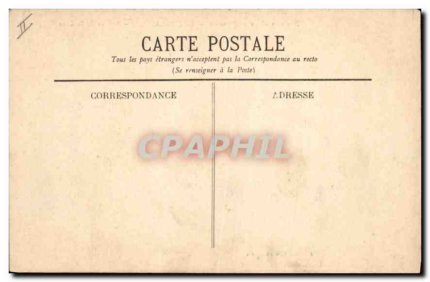 CPA Environs d'Aix en Provence Roquefavour Avenue de la Gare  — Rückseite
