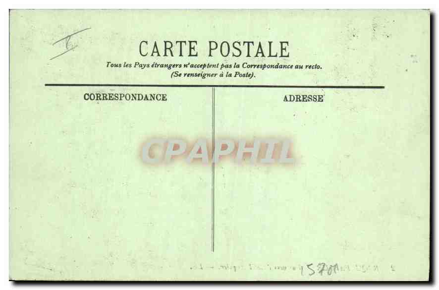 CPA Roquefavour Vue vers l'Hotel Arquier  — Rückseite