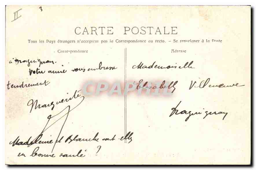 CPA Aix en Provence Aqueduc de Roquefavour  — Rückseite