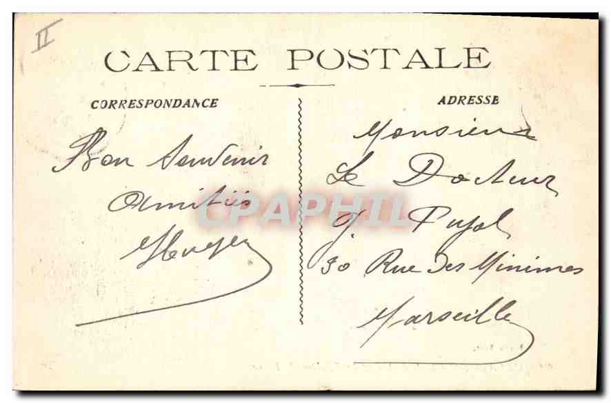 CPA Roquefavour L'Aqueduc et la Riviere de l'Arc Peche Pecheur — Rückseite