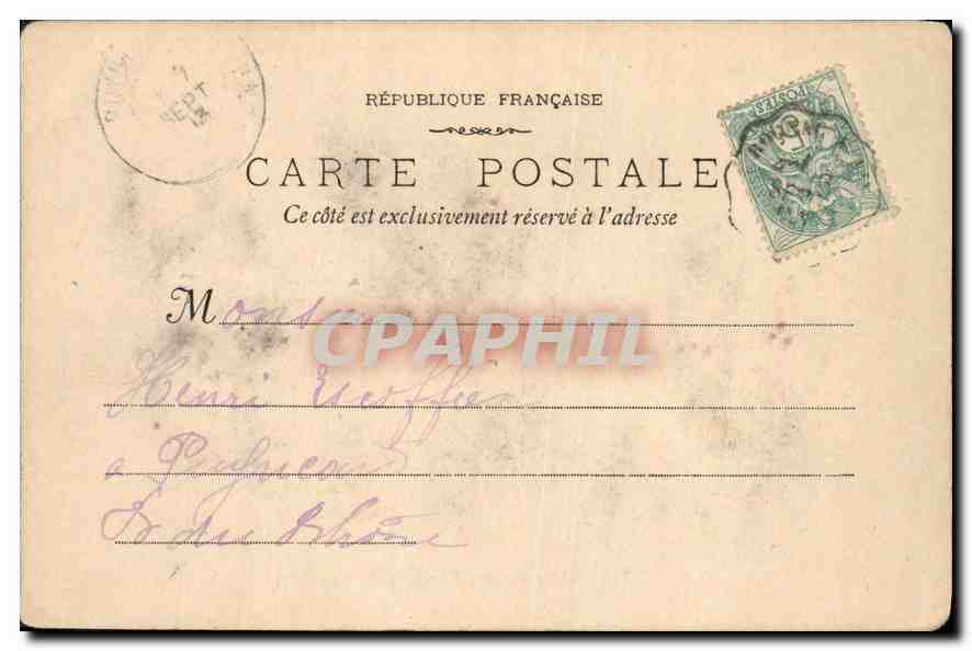 CPA Roquefavour Depuis la Gare au Pont  — Rückseite