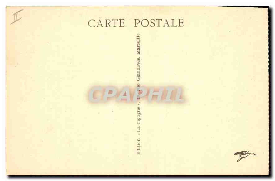 CPA Aix en Provence Le Pont Aqueduc de Roquefavour  — Rückseite