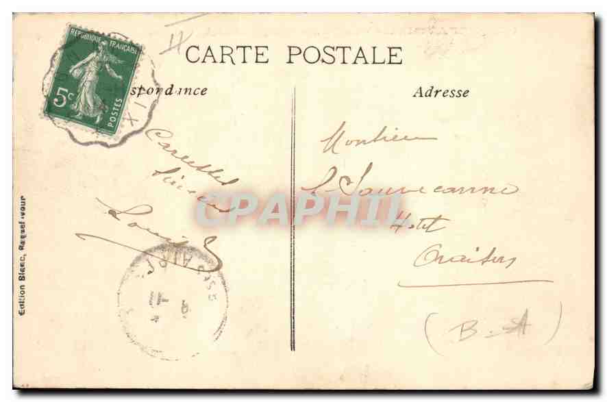 CPA Roquefavour Vue Panoramique de l'Aqueduc  — Rückseite