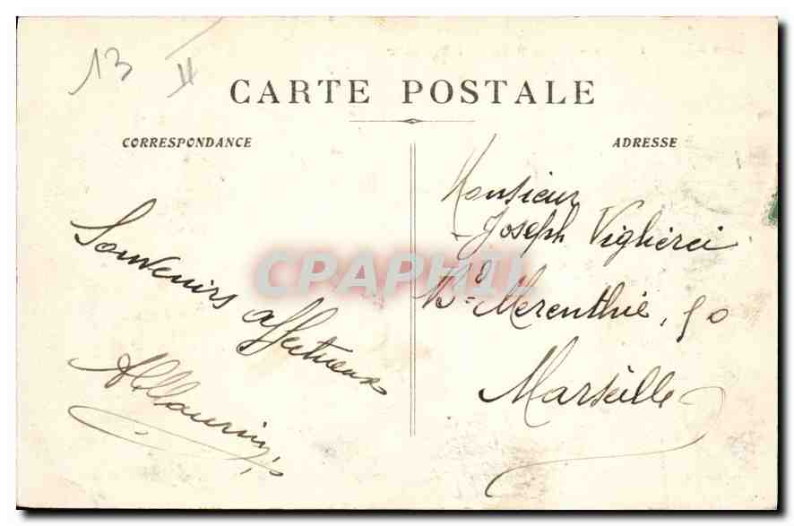 CPA Roquefavour Le Sommet de l'Aqueduc  — Rückseite
