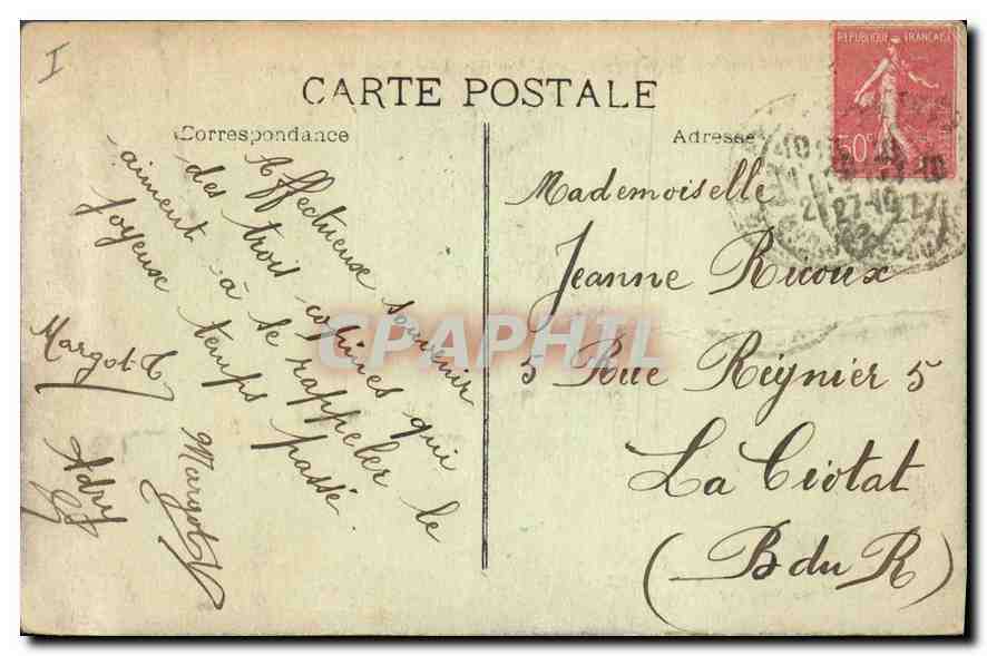 CPA Environs d'Aix en Provence Roquefavour L'Aqueduc  — Rückseite