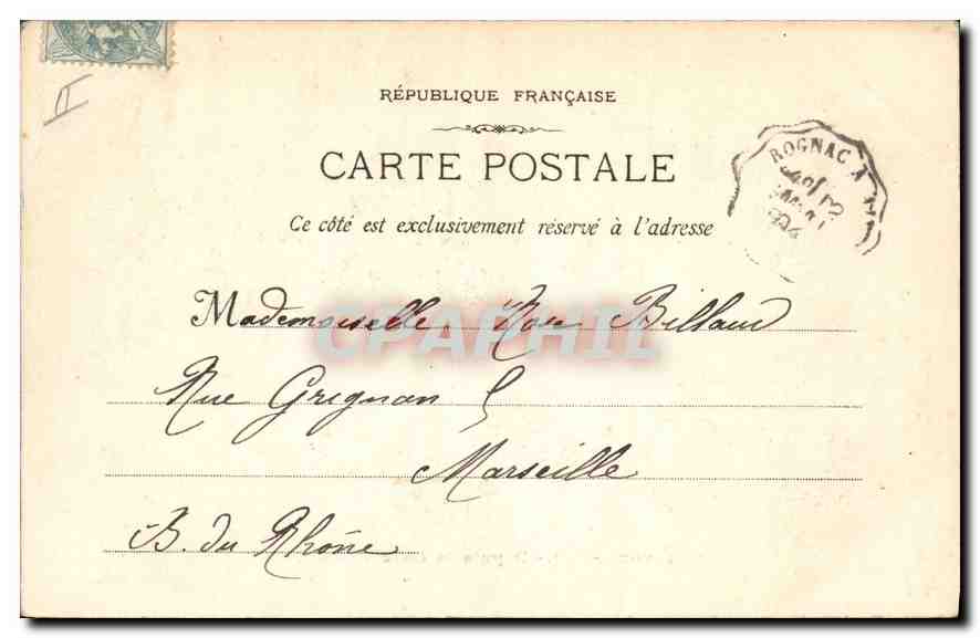 CPA Roquefavour Depuis la Gare au Pont  — Rückseite