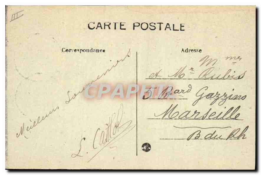 CPA Environs d'Aix en Provence Roquefavour Les Trois Ponts  — Rückseite