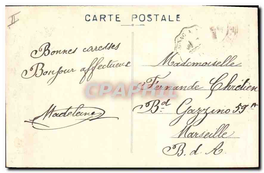 CPA Roquefavour L'Aqueduc  — Rückseite