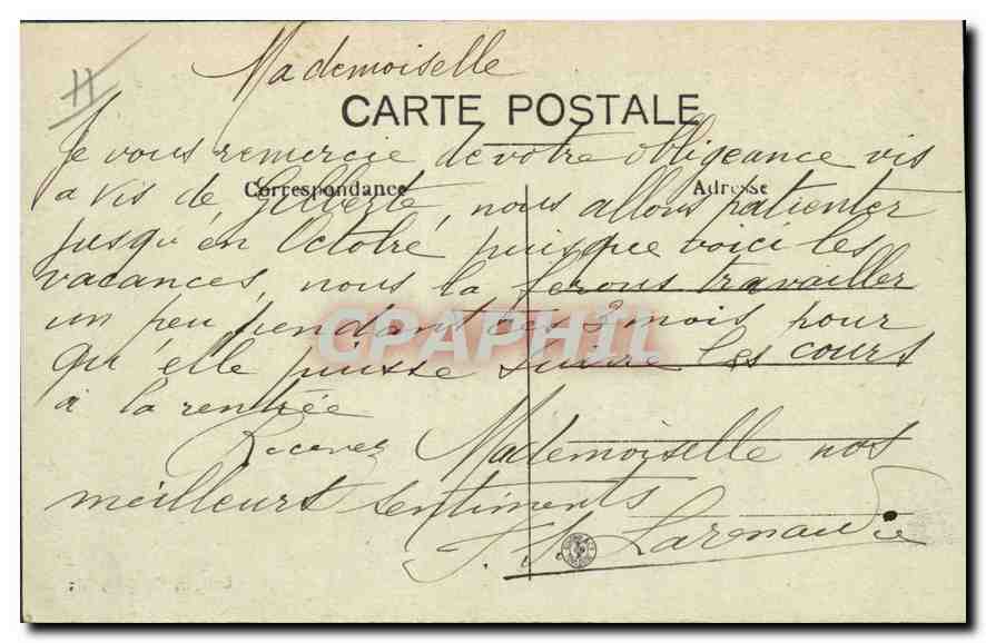 CPA Environs d'Aix en Provence Aqueduc de Roquefavour  — Rückseite