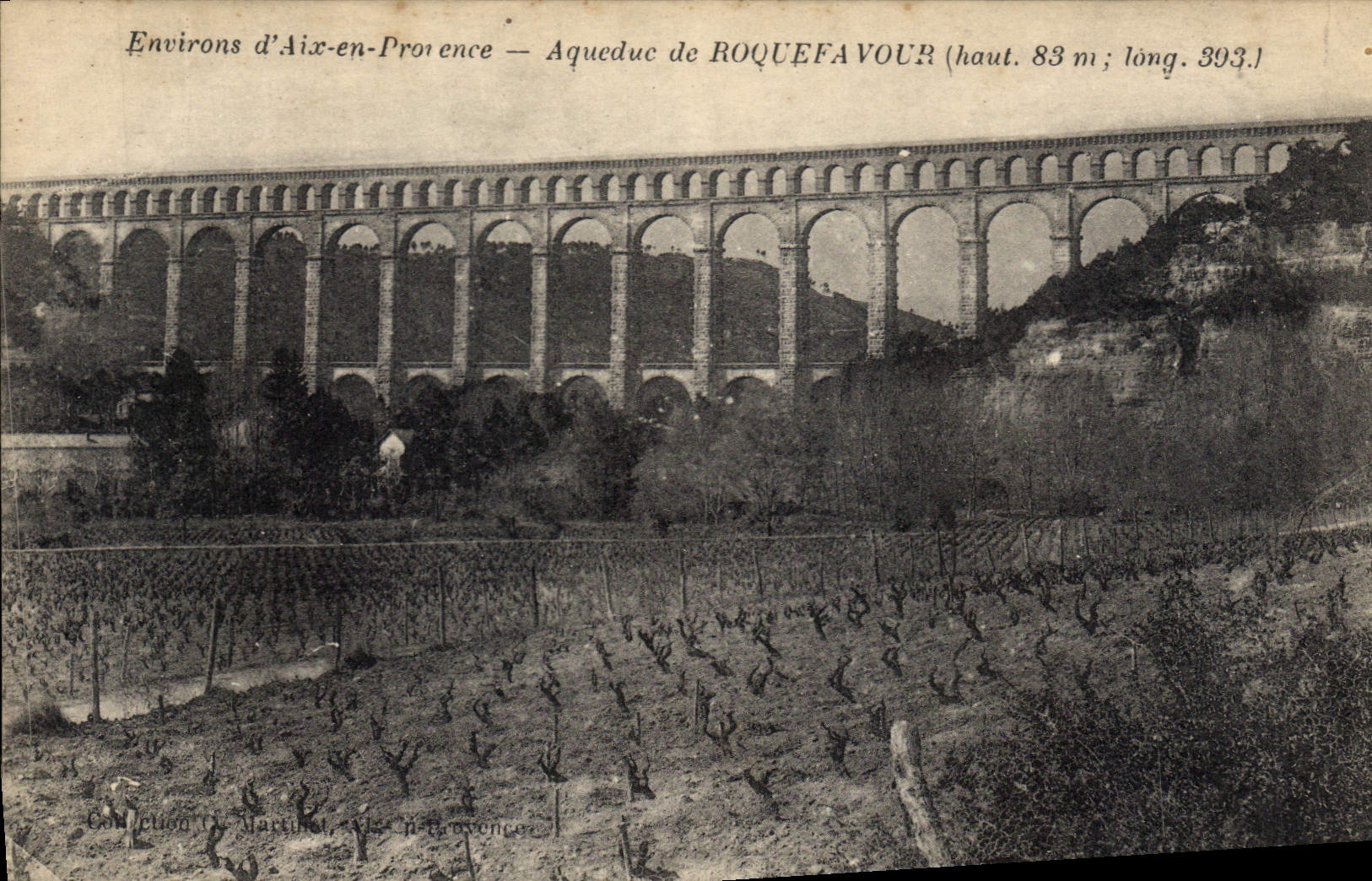 CPA Environs d'Aix en Provence Aqueduc de Roquefavour 