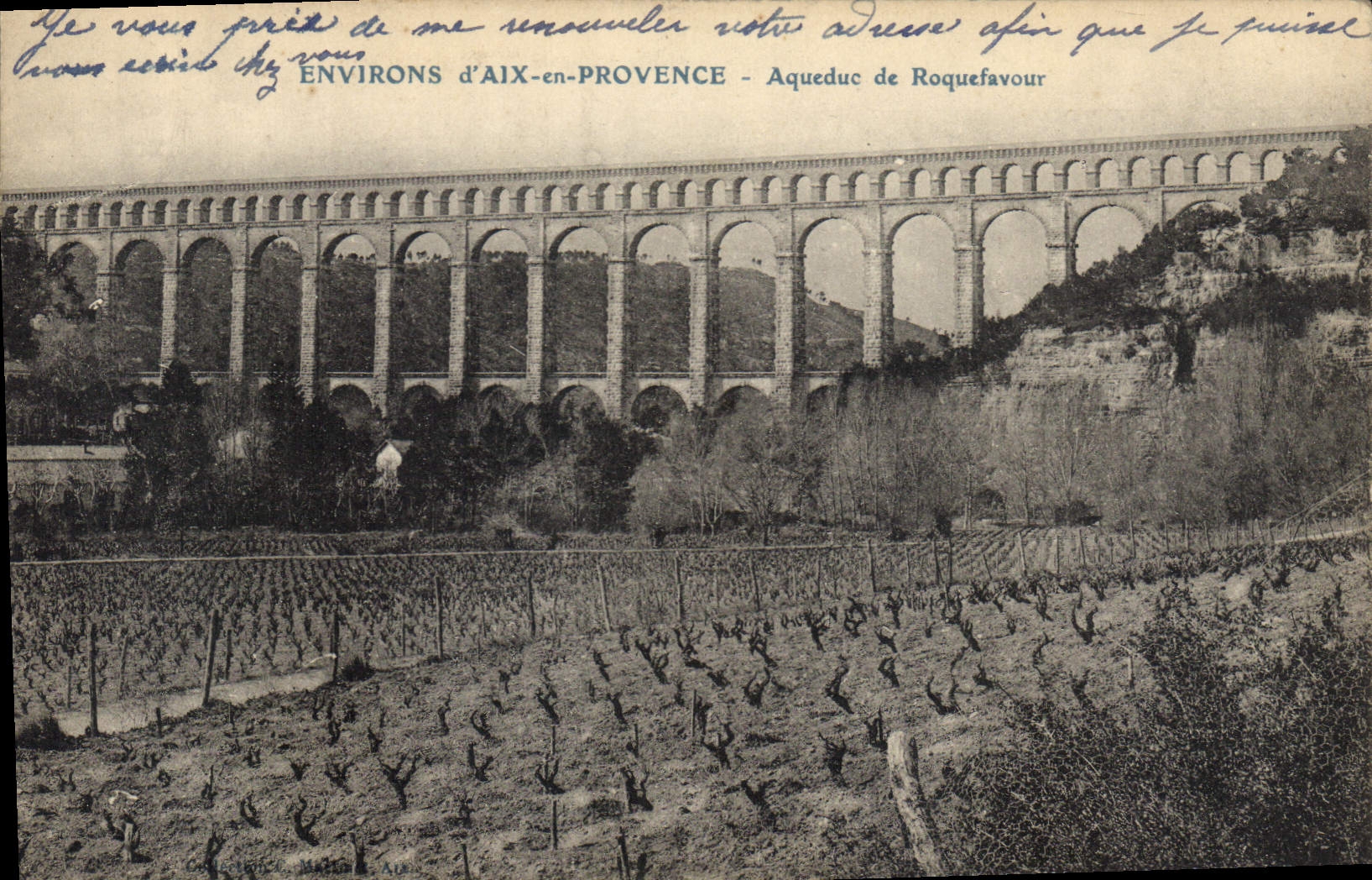 CPA Environs d'Aix en Provence Aqueduc de Roquefavour 