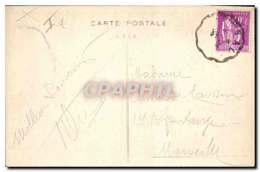 CPA Roquefavour B du R Les trois Ponts  — Rückseite