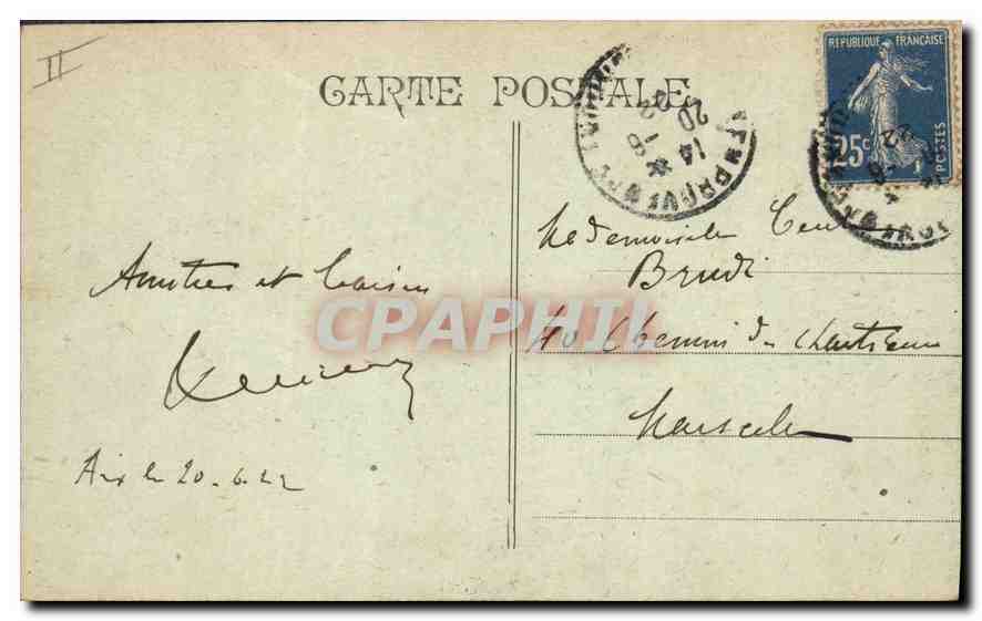 Pont de Roquefavour — vue du viaduc en pierre — éditeur non identifié — Rückseite
