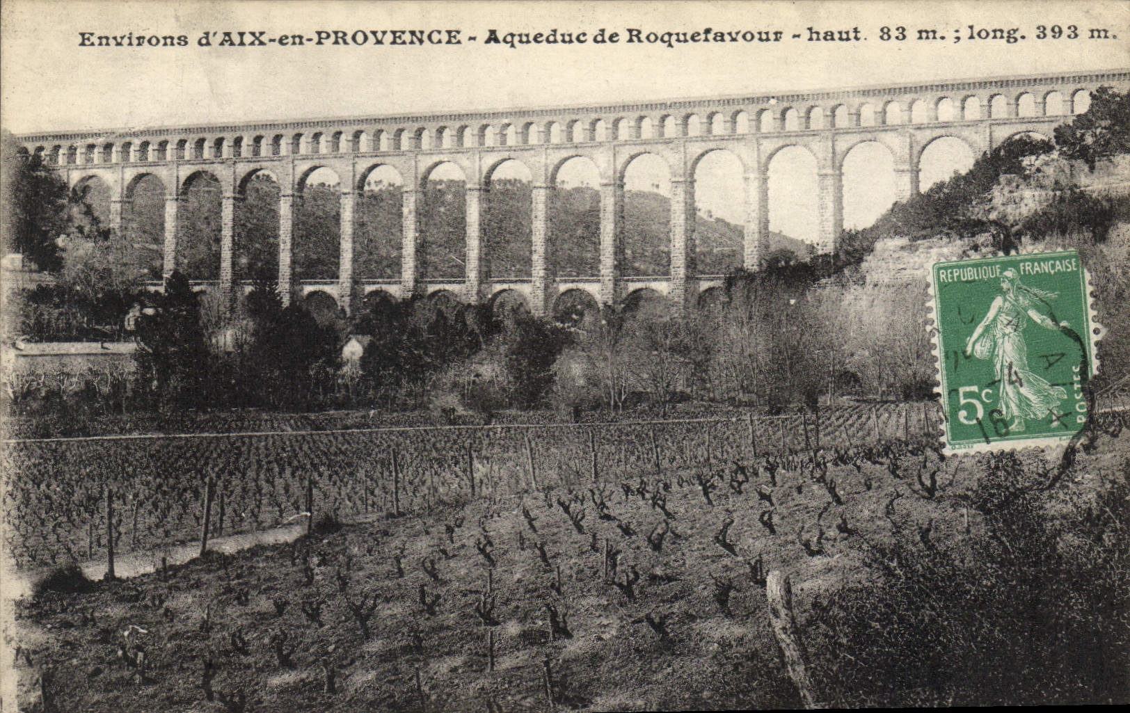 CPA Environs d'Aix en Provence Aqueduc de Roquefavour L'Aqueduc 