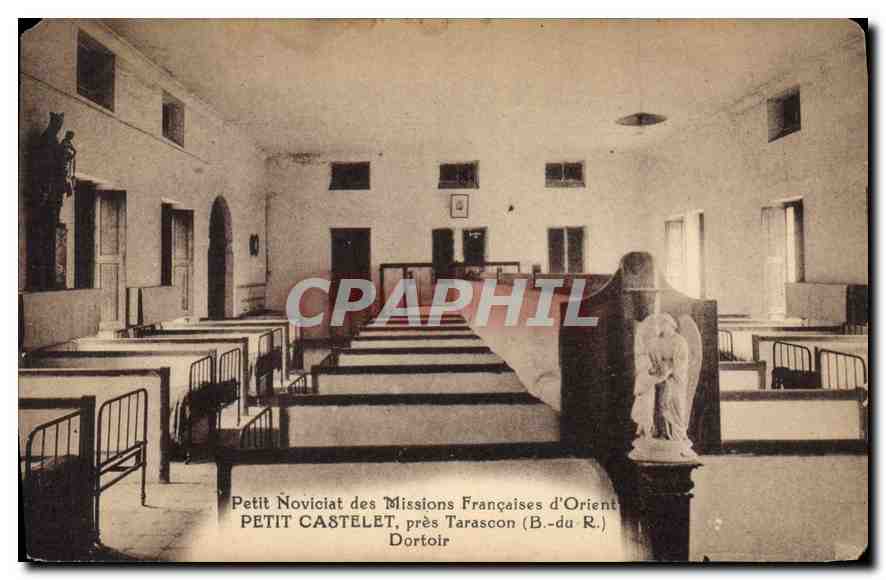 Petit Noviciat des Missions Françaises d'Orient — Petit Castelet, près Tarascon (B.-du R.) — Dortoir