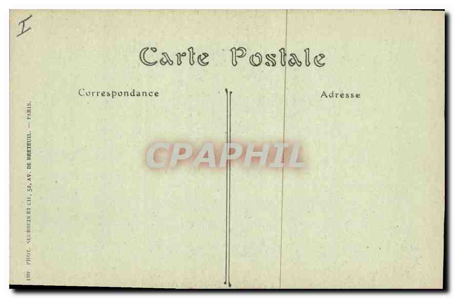 CPA Compiegne Abside de l'Eglise Saint Antoine  — Rückseite
