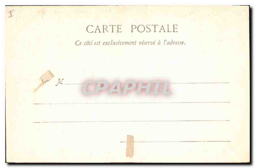 CPA Compiegne Le Chateau Chambre a Coucher de Napoleon III  — Back