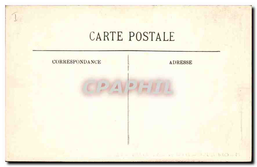 CPA Compiegne Le Chateau Salle des Fetes  — Rückseite