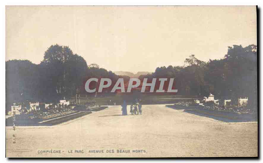 CPA Compiegne Le Parc Avenue des beaux monts 