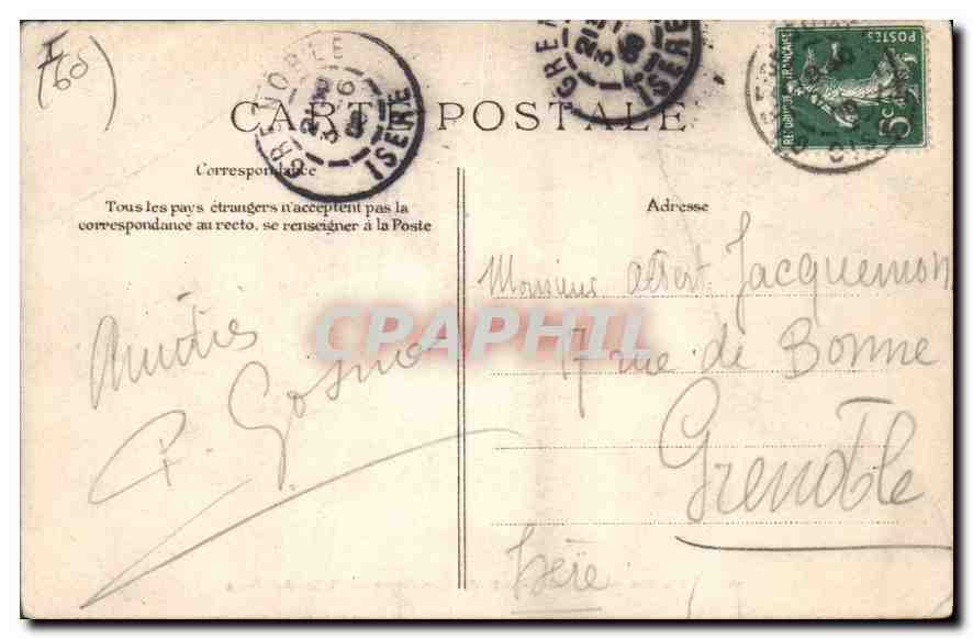 CPA Collection speciale du Palais de Compiegne Salle des Fetes  — Rückseite