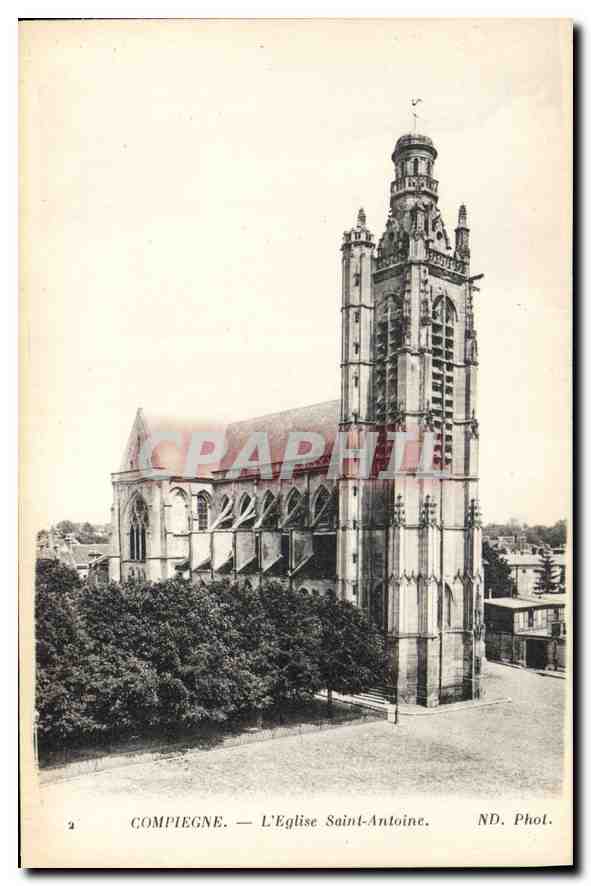CPA Compiegne L'Eglise Saint Antoine 