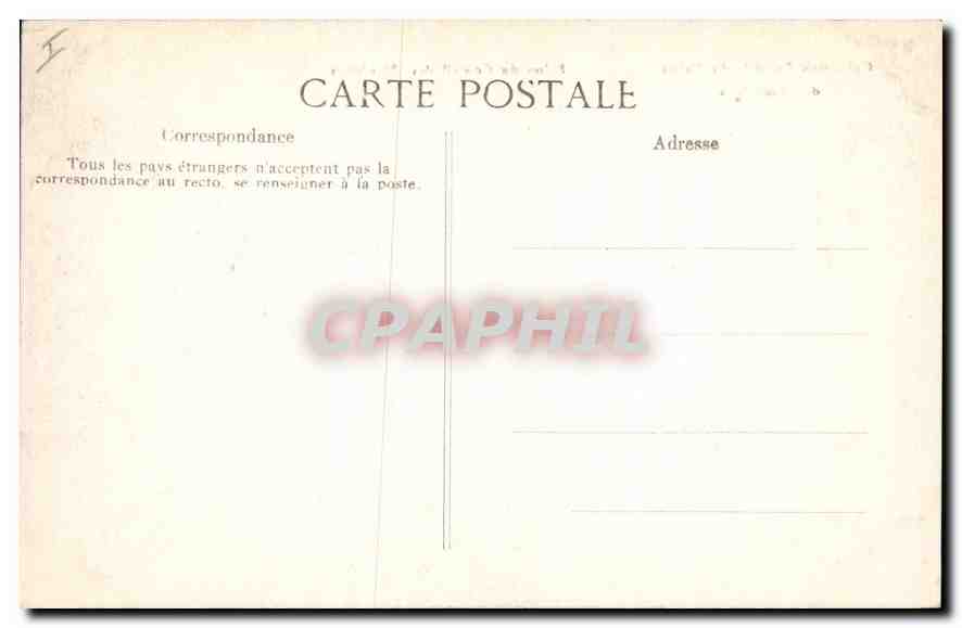 CPA Collection Speciale du Palais de Compiegne Salon du Conseil des Ministres  — Rückseite