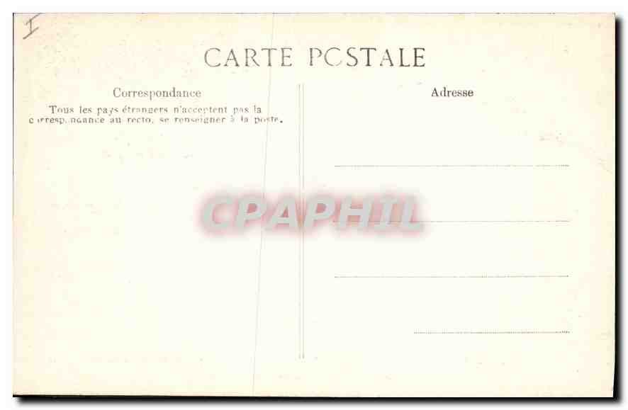 Salon de Musique de Marie-Louise et Eugénie — Collection Spéciale du Palais de Compiègne — Éditeur B.P.D. n°101 — Verso