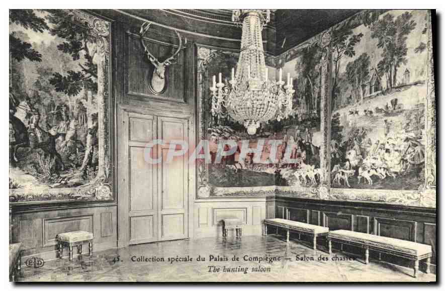 CPA Collection speciale du Palais de Compiegne Salon des Chasses 