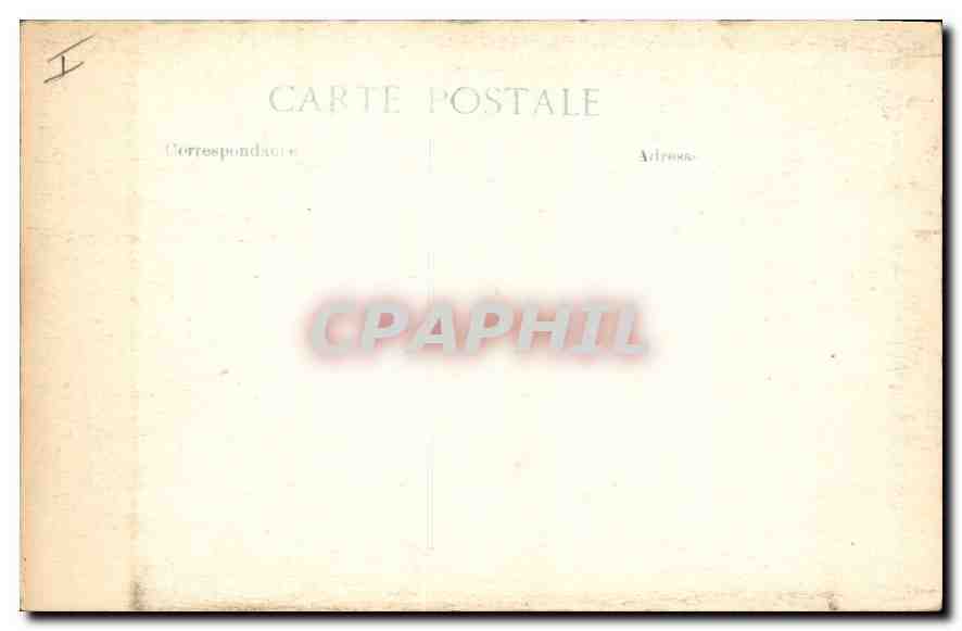 CPA Compiegne Chateau La Chambre de l'Empereur  — Back