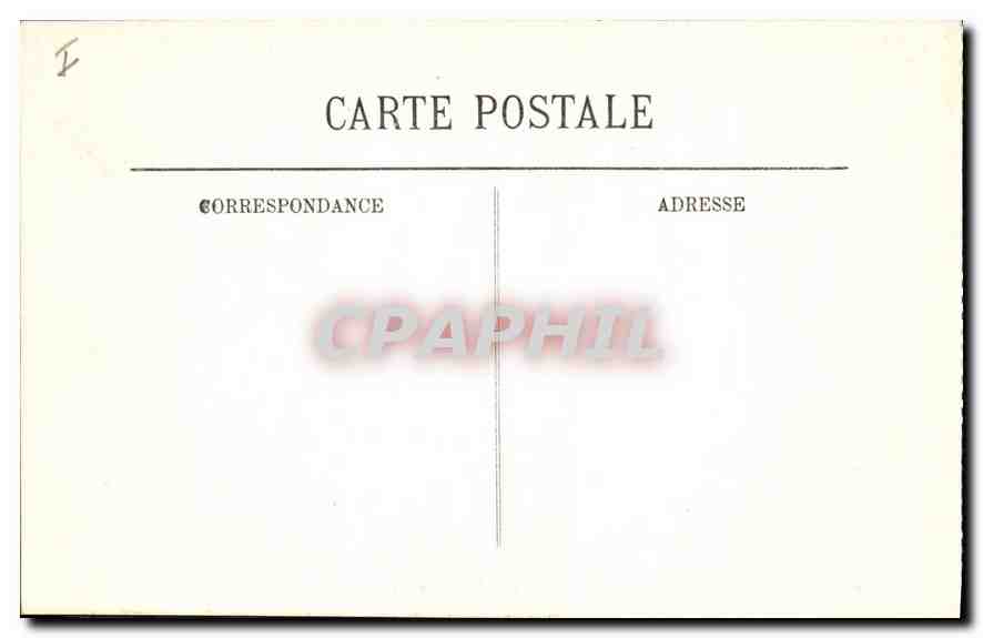 CPA Compiegne Le Chateau Salon de Reception des Souverains Etragers  — Rückseite