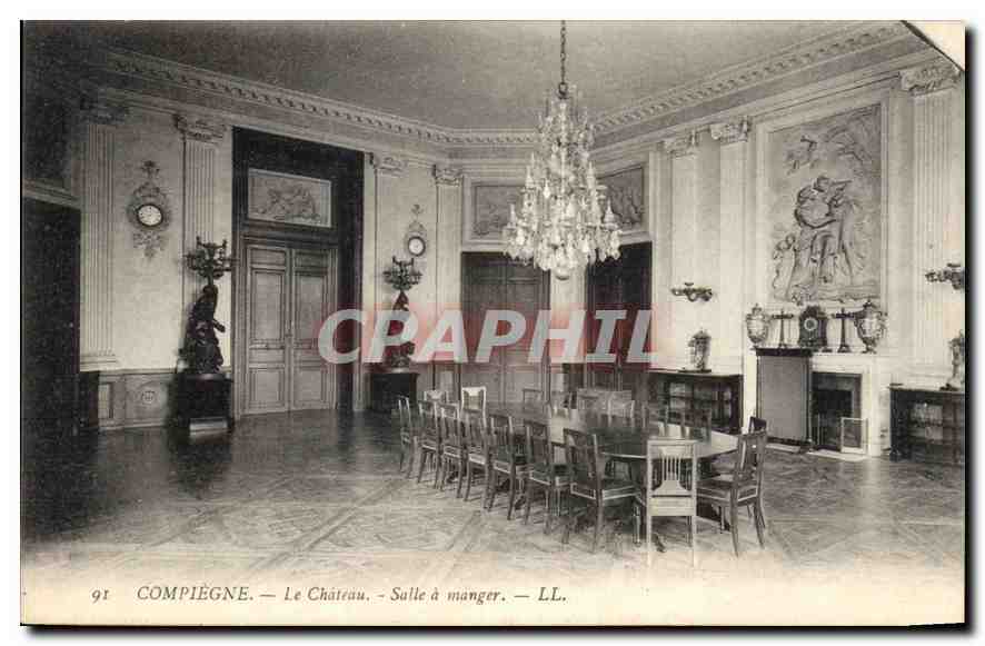 CPA Compiegne Le Chateau Salle a Manger 