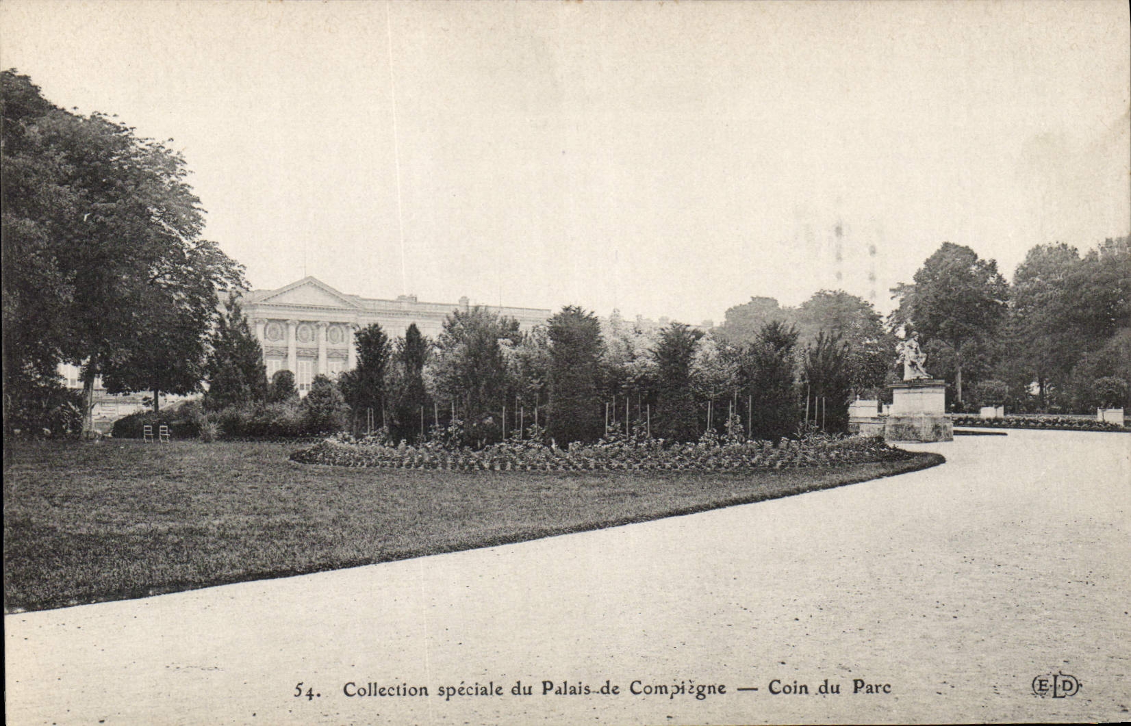 Palais de Compiègne — Coin du Parc — Collection spéciale du Palais-de Compiègne — n° 54