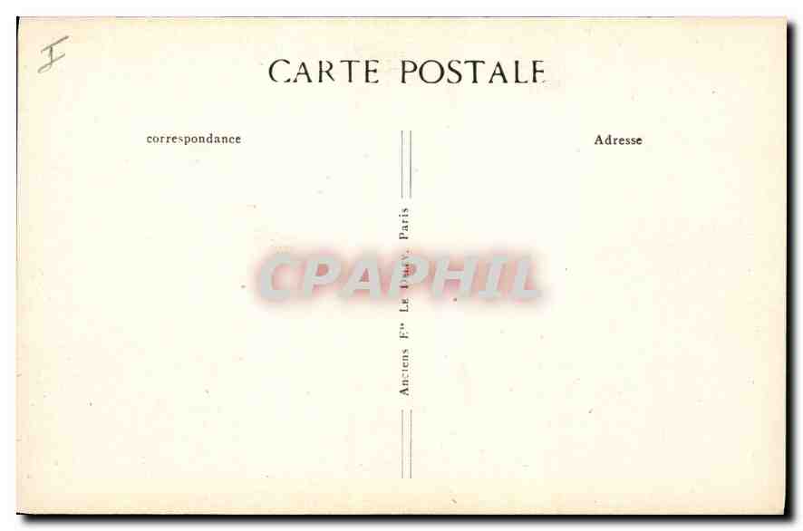 CPA Foret de Compiegne Clairiere de la Victoire  — Rückseite