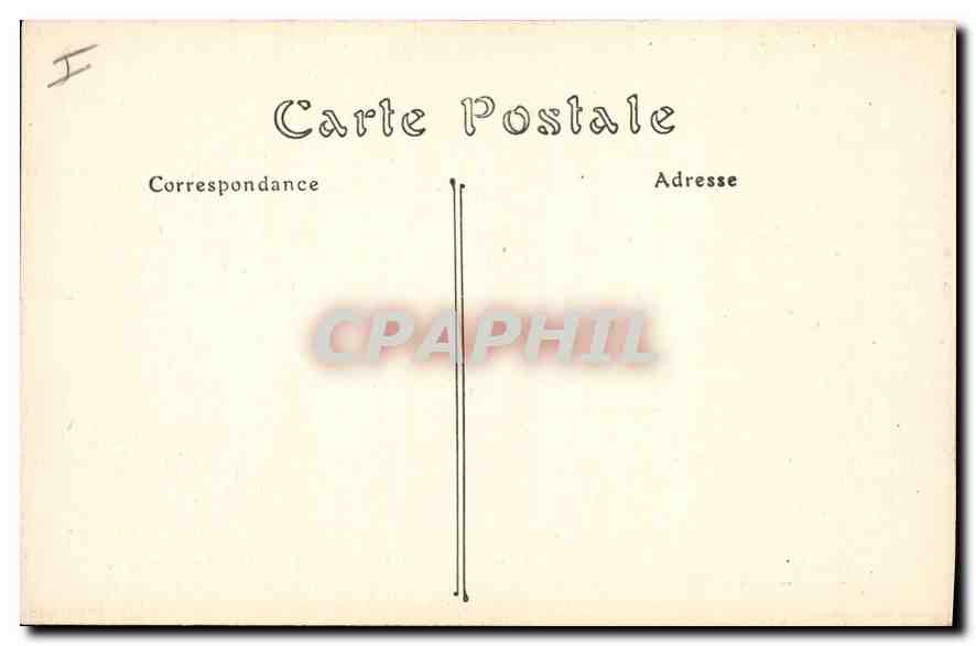 CPA Foret de Compiegne Clairiere de la Victoire Emplacement du train du Marechal Foch  — Rückseite