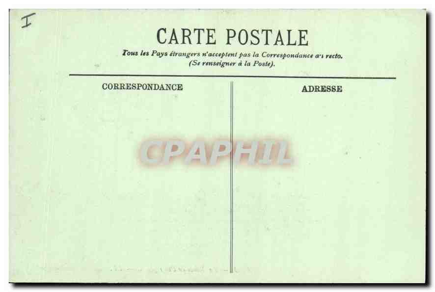 CPA Compiegne L'Entree de la Foret La Route de Pierrefonds  — Rückseite