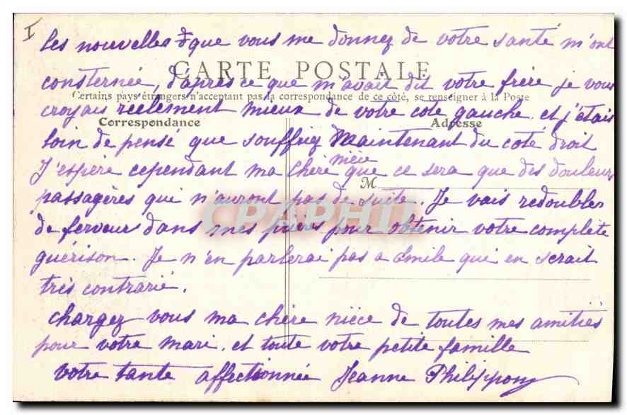 CPA Bourges Les Cinq Portails de la Cathedrale  — Rückseite