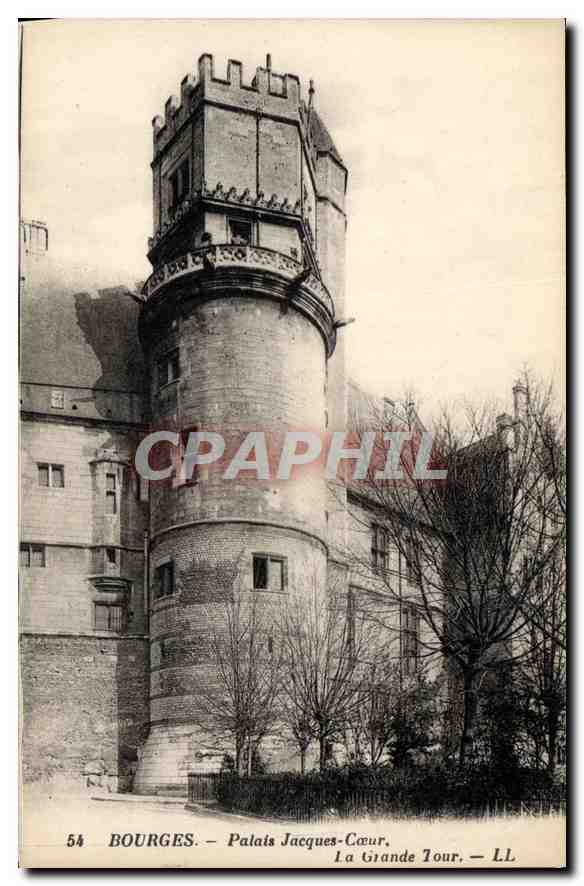 CPA Bourges Palais Jacques Coeur La Grande Tour 