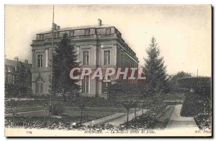 CPA Bourges Le Nouvel Hotel de Ville 