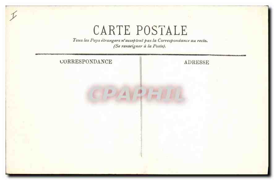 CPA Bourges Portail Meridional de la Cathedrale  — Rückseite