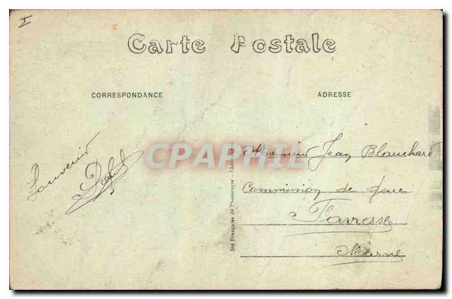 CPA Bourges Couvent des Soeurs de Charite Hopital temporaire  — Rückseite