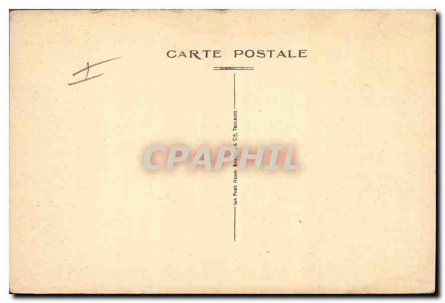 CPA Senlis Enceinte Gallo Romaine et ruines du Chateau  — Back