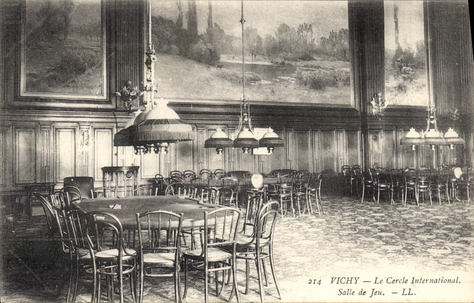 CPA Vichy Le Cercle International Salle de Jeu 