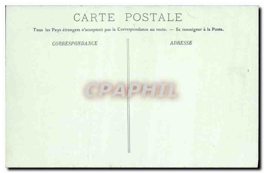 CPA Vichy Le Cercle International Salle de Jeu  — Verso