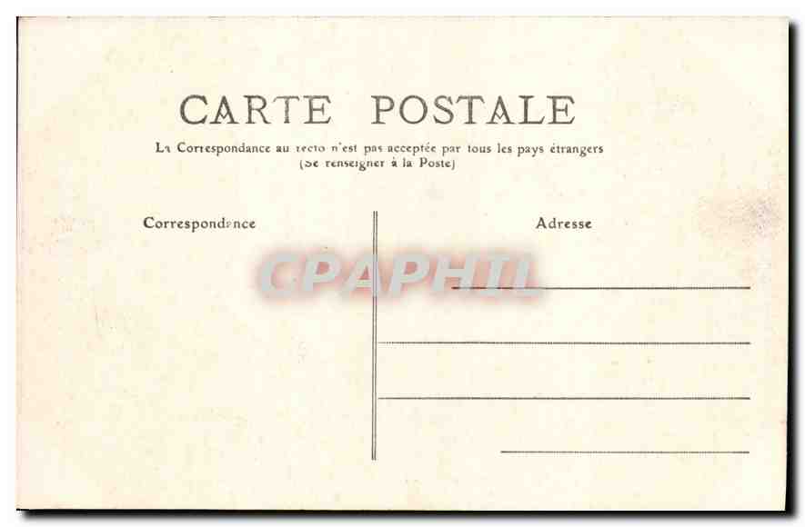 CPA Vichy Le Nouvel Etablessement Thermal  — Verso
