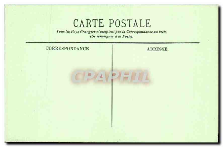 CPA Caen L'Hotel de Than  — Verso