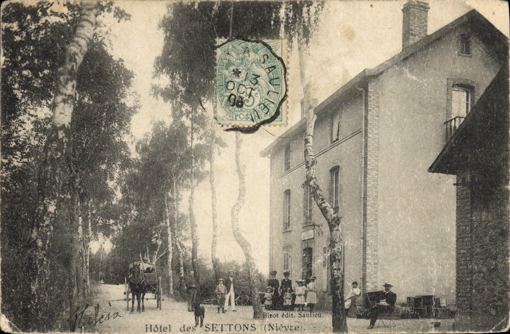 CPA Hotel des Settons Nieve 