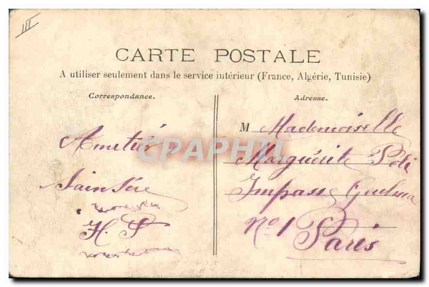 CPA Hotel des Settons Nieve  — Verso